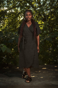 Wrap Polka Dot Dress
