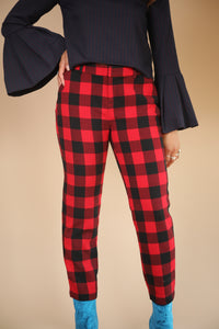 Checker pants