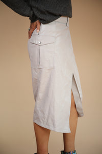 Vegan leather skirt