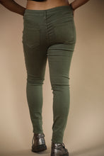 Load image into Gallery viewer, Olive Green Skinnys