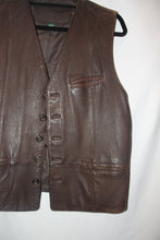 Load image into Gallery viewer, Leather Vest