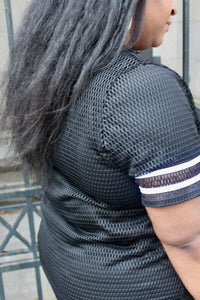 Mesh plus size Baseball jersey