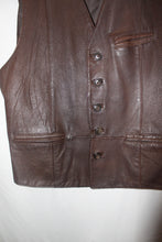 Load image into Gallery viewer, Leather Vest