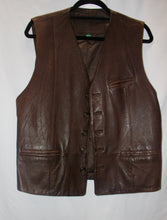 Load image into Gallery viewer, Leather Vest