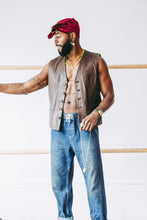 Load image into Gallery viewer, Leather Vest